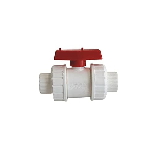 American Valve P200U-40 3/4" PVC True Union Ball Valve Socket Ends, 3/4-Inch