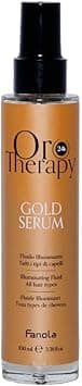 Fanola Orotherapy Hair Fluid Hair Treatment Filled with Gold to Improve Hair Manageable Giving Body and Lightness AntiFrizz and AntiSplit Ends Action 100ml