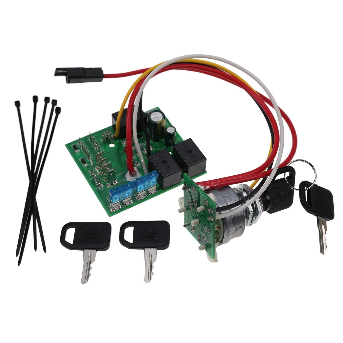 DVPARTS Ignition Module Key Switch AM132500 Compatible with John Deere LX255 LX266 LX277 LX279 LX280 LX288 LX289 GT225 GT235 GT235E GT245 GX255 GX325 GX335 GX355 GX345 325 335 345 355