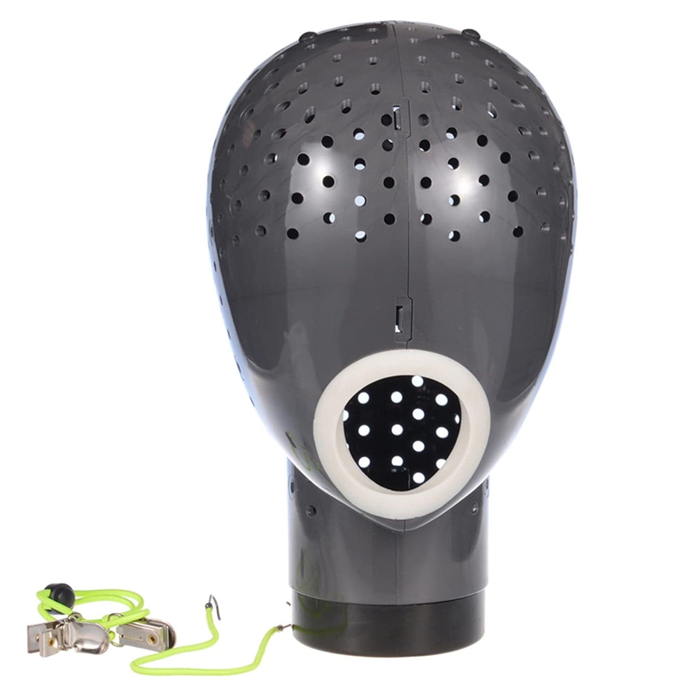 HOMEGOAL Hair Dryer Fresh Wig Head Dryer Wig Stand Wig Holder Mannequin Head, Drying Wig From Inside to Outside, Quickly, Easily, For Lace Wig Scalp Cap Net (Dark Grey)