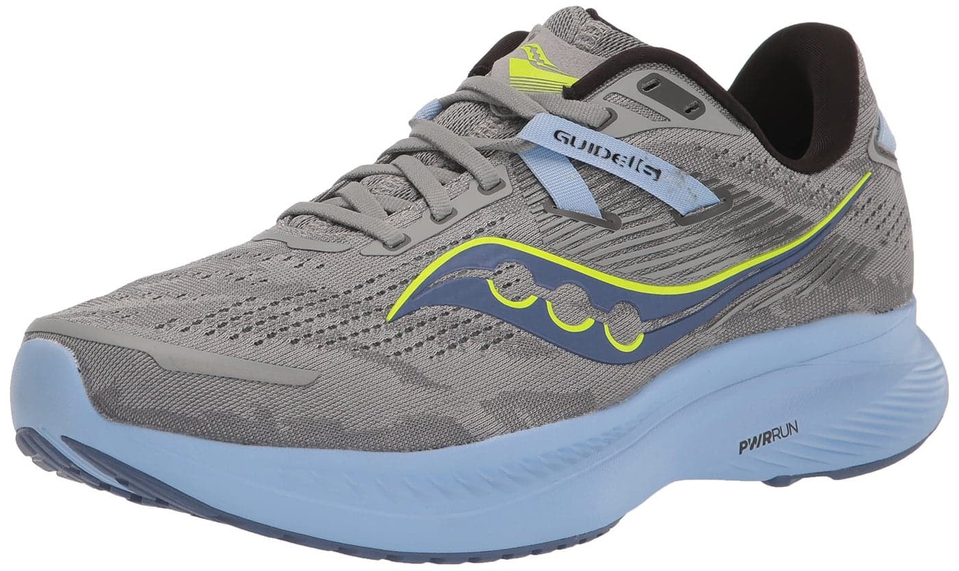 Saucony Womens Guide 16 Sneaker FossilEther 5