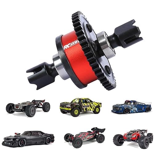 RCAWD Centre Diff Set w 40CrMo Main Diff Gear 46T PreAssembled for Arrma Kraton Typhon Infraction Outcast 6S Felony Mojave Talion Limitless Upgrade Parts