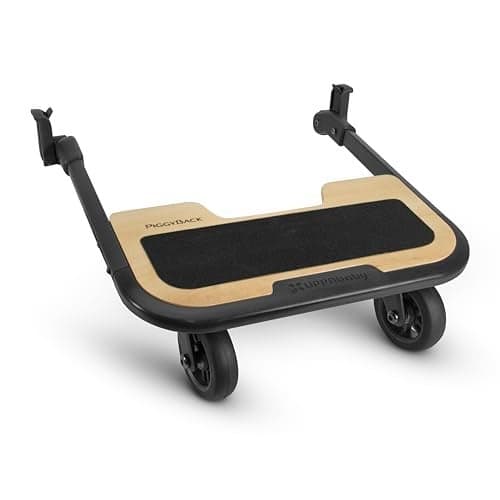 UPPAbaby Piggyback RideAlong Board for Cruz Stroller Models 20152019 Quick Attachment for Children to Stand Stroll 55 lbs Weight CapacityBlackBrown