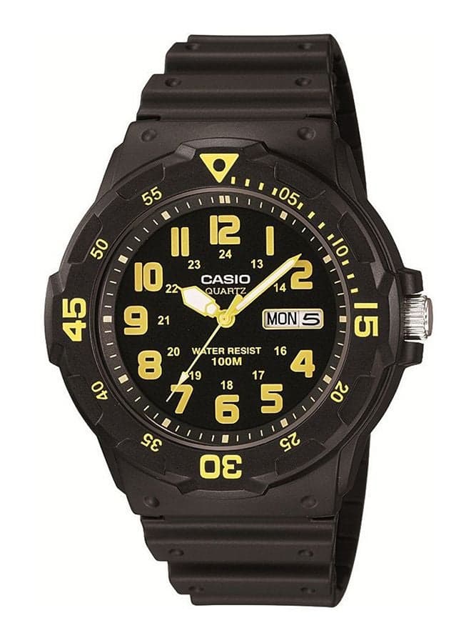 Men Resin Digital Wrist Watch MRW-200H-9BVDF - 45 mm - Black