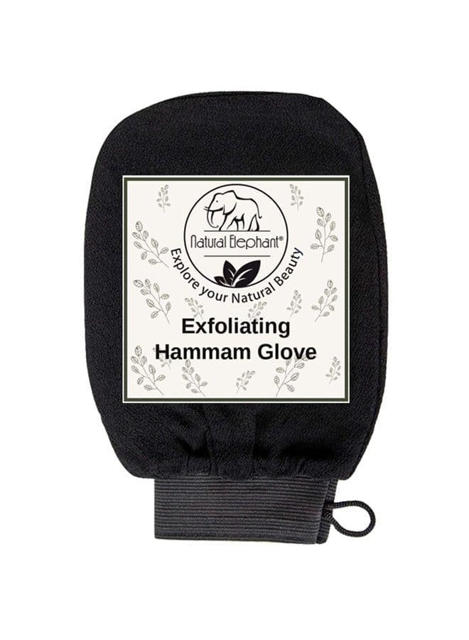 Exfoliating Hammam Glove - Pure Black