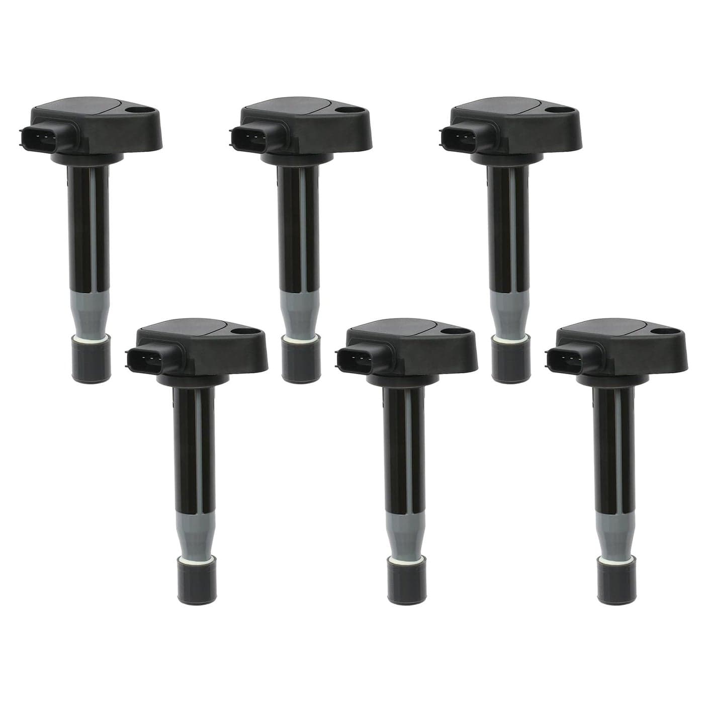 UF242 Ignition Coil Pack Set of 6Pcs Compatible with Honda Accord Odyssey Pilot Acura CL MDX 30L 32L 35L V6 Replaces 30520P8EA01 30520P8FA01 30520RCAA02