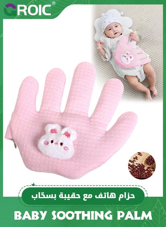 Baby Soothing Palm, Soft Baby Patting To Sleep Artifact, Baby Anti-Startle Pressure Pillow Anti-Flatulence Accessible Coax Sleeping Pillow, Heating Baby Sleep Soothers