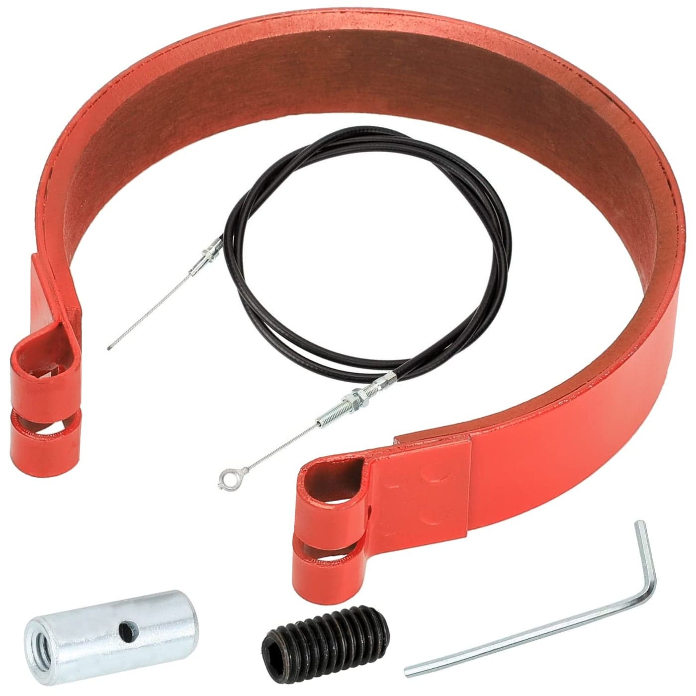 GREHUA 4 Go Kart Brake Band w 71 Throttle Cable Kit Compatible with Predator 212cc 420cc 196cc 65hp GX160 GX200 Manco Bandit Critter Rotary Azusa YerfDog Yard Cart Mini Bike ATV Dune Buggy Parts