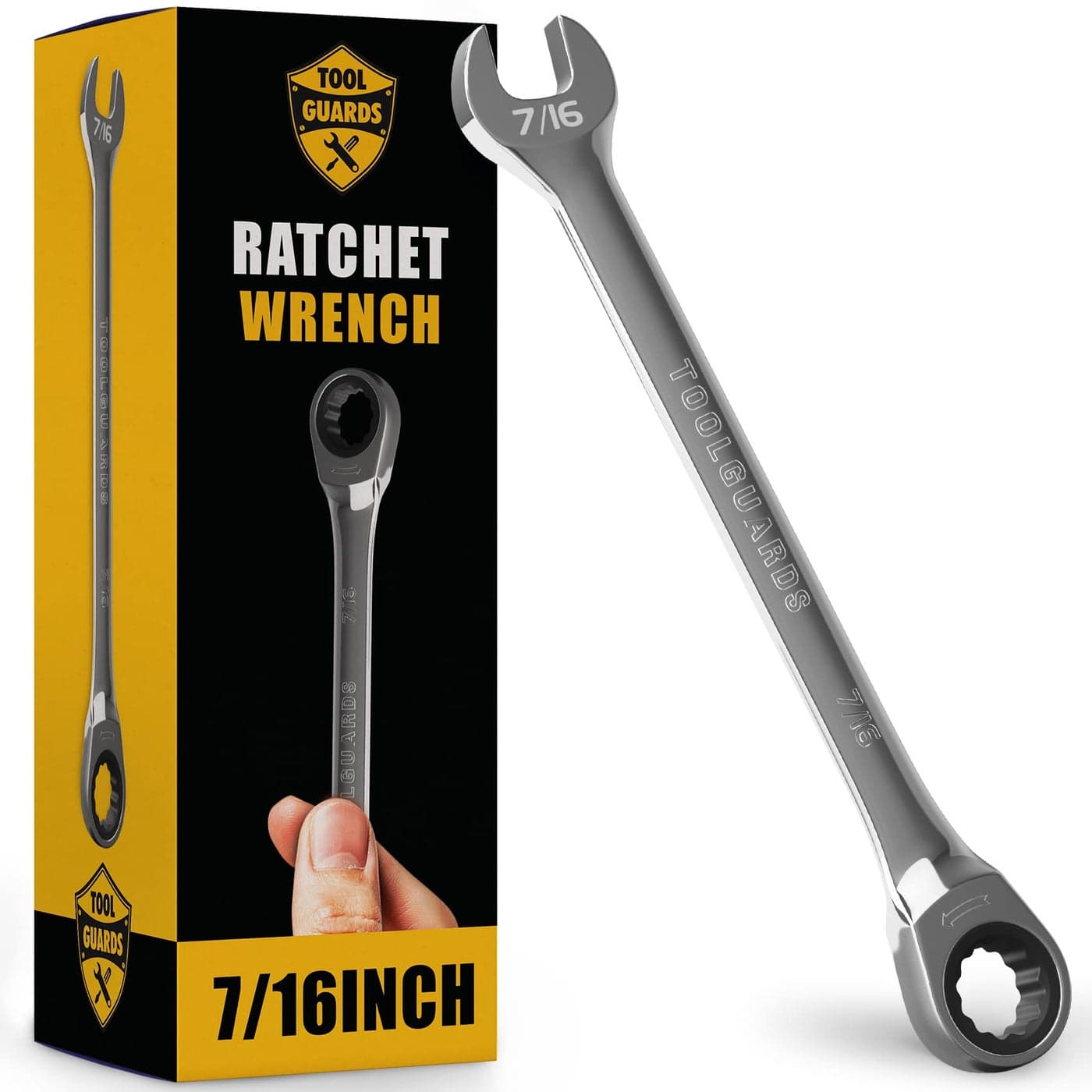 TOOLGUARDS 716 Wrench Ratcheting Wrench Slim Profile Ratchet Wrench 100 Lifetime Satisfaction Guarantee