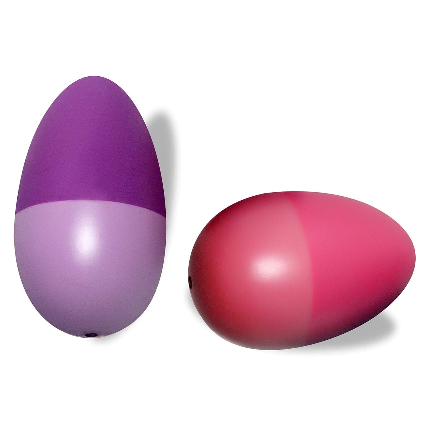 VParents Wooden Egg Shakers Rattle Non Toxic Organic for New Born Baby and Infants (0 Years+) (Pack of 2)(Purple Pink)