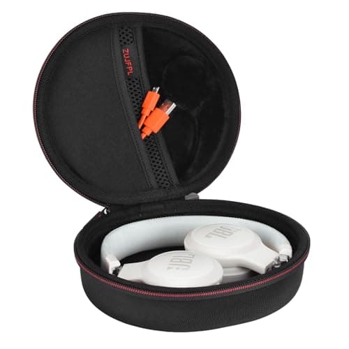 ZUJFPL EVA Hard Headphone Case for JBL Tune 510BT / 520BT / 500BT / 660NC / 670NC / 570BT / 525BT / 600BTNC, JBL Live 460NC / 670NC / 400BT / JBL T450BT and Soundcore H30i, Samsung AKG - Black