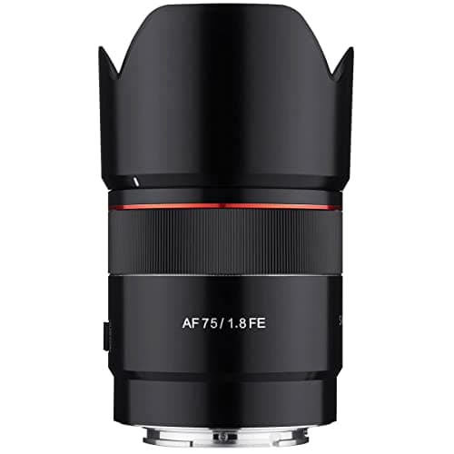 Samyang AF 75mm F1.8 Sony FE Auto Focus Lens
