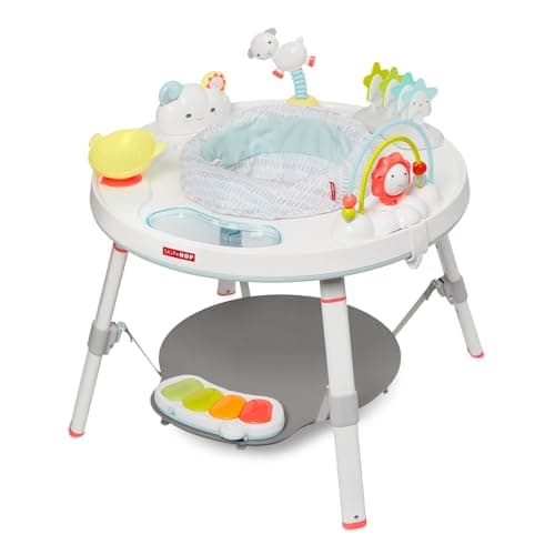 Skip Hop Baby Activity Center Interactive Play Center with 3Stage GrowwithMe Functionality 4mo Silver Lining Cloud