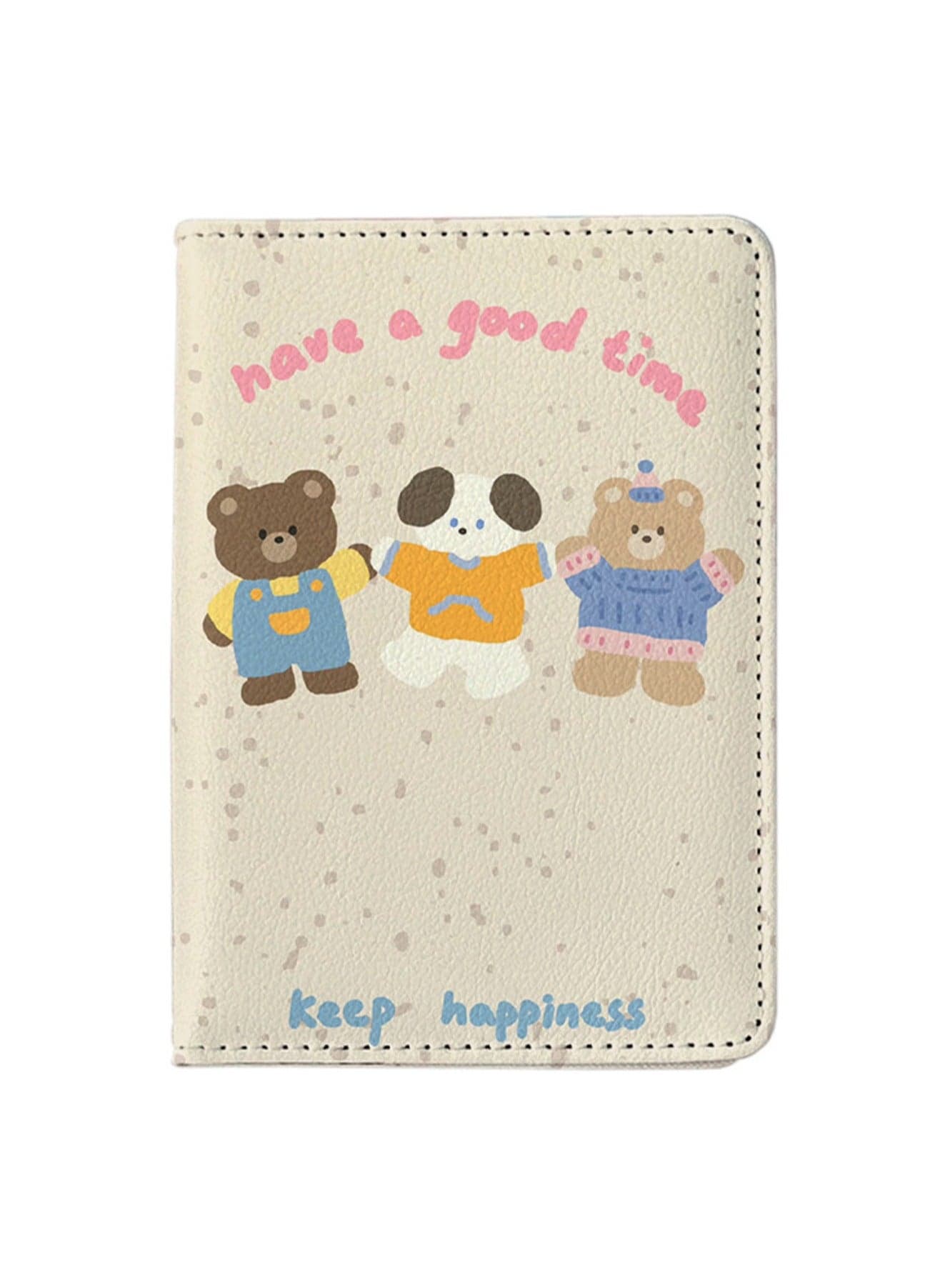 Cartoon Animal Passport Holder Multi-Function Card Holder Passport Protector, Id Card Storage Case Boys And Girls Card Holder Pu Leather Travel Id Card Holder, Travel Accessories