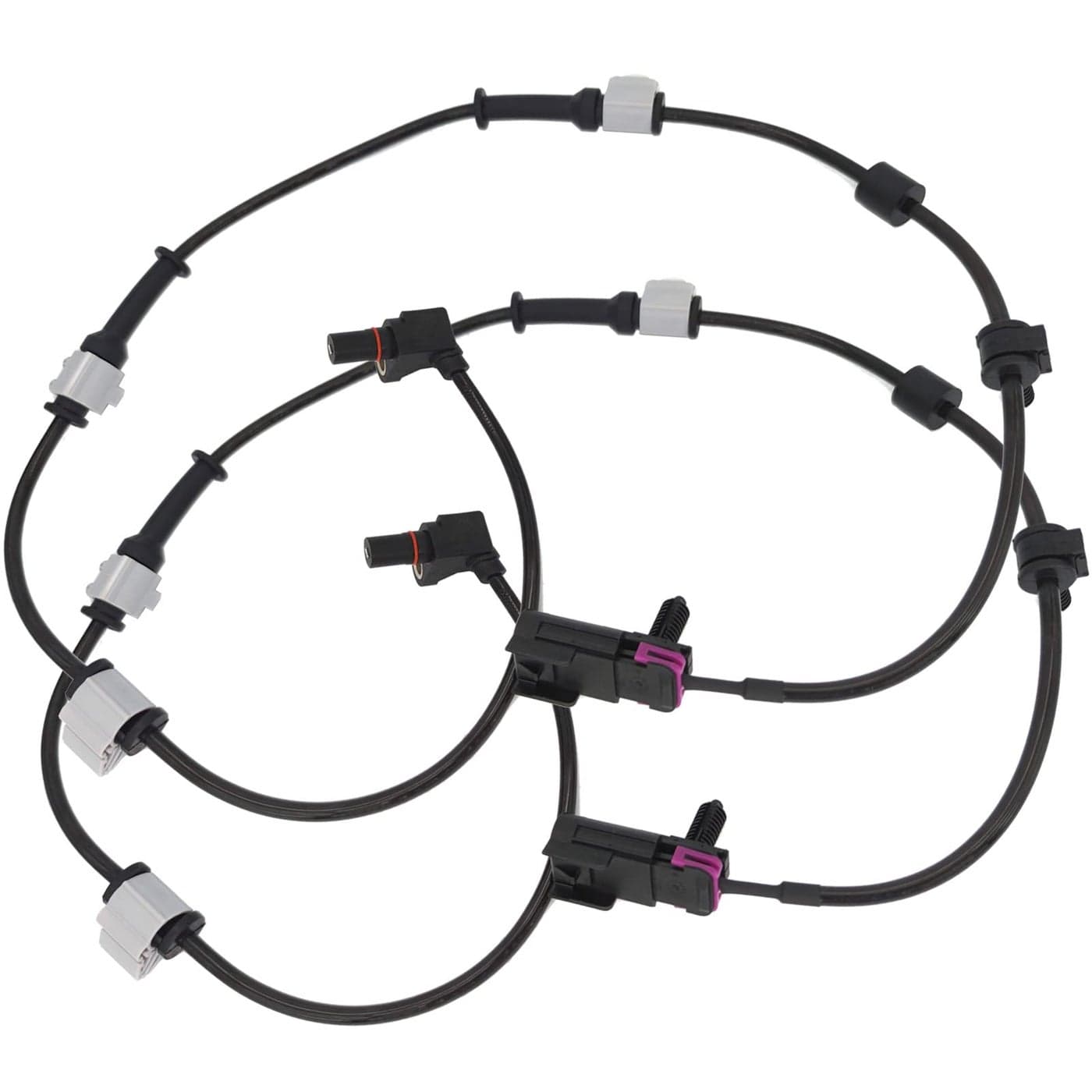 ABS Wheel Speed Sensor Front for 42L L6 53L 60L V8 Chevy 2002 2003 2004 2005 2006 2007 2008 2009 Trailblazer EXT SSR GMC Envoy XL XUV Buick Rainier Saab 97x Oldsmobile Bravada LeftRight 2 Pcs