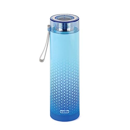 CELLO Puro Steel-X Hummer 900 | BPA Free | Leak Proof and Break Proof | Keeping Content Cold for Long | Best Usage for Office, School, College, Home, Fridge | Blue