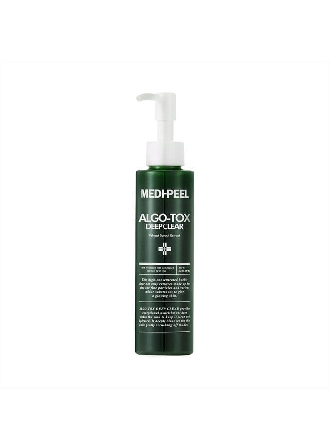 MEDI-PEEL Algo-Tox Deep Clear Facial Cleanser 5.07 fl oz / 150ml | 5 Peptide Balance Facial Cleanser, Vegetable Extracts, High Concentrated | Korean Skincare, For Sensitive Skin