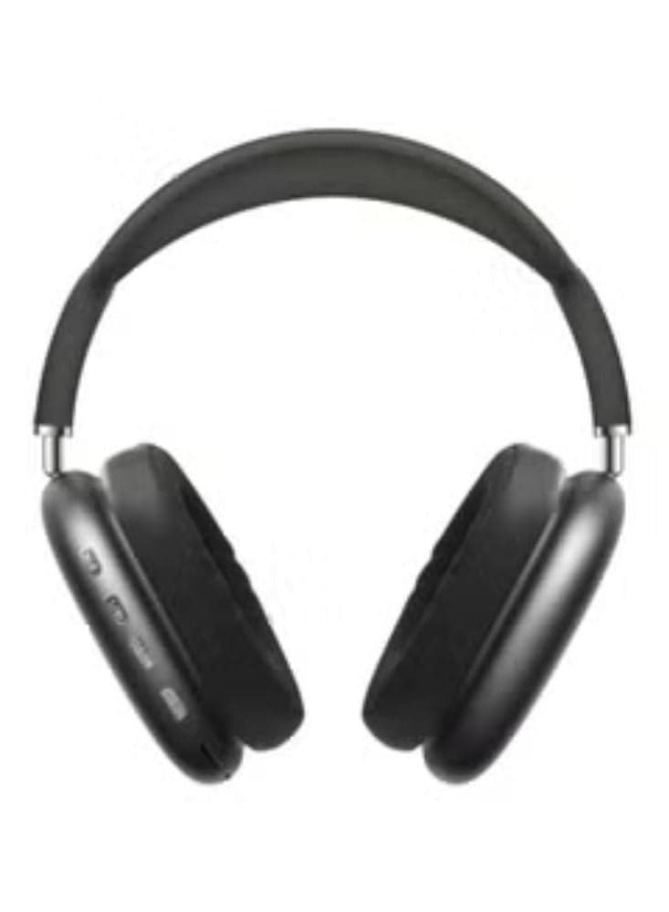 P9 Bluetooth Wireless Headset Over-Ear Headphone With Mic Black/Silver