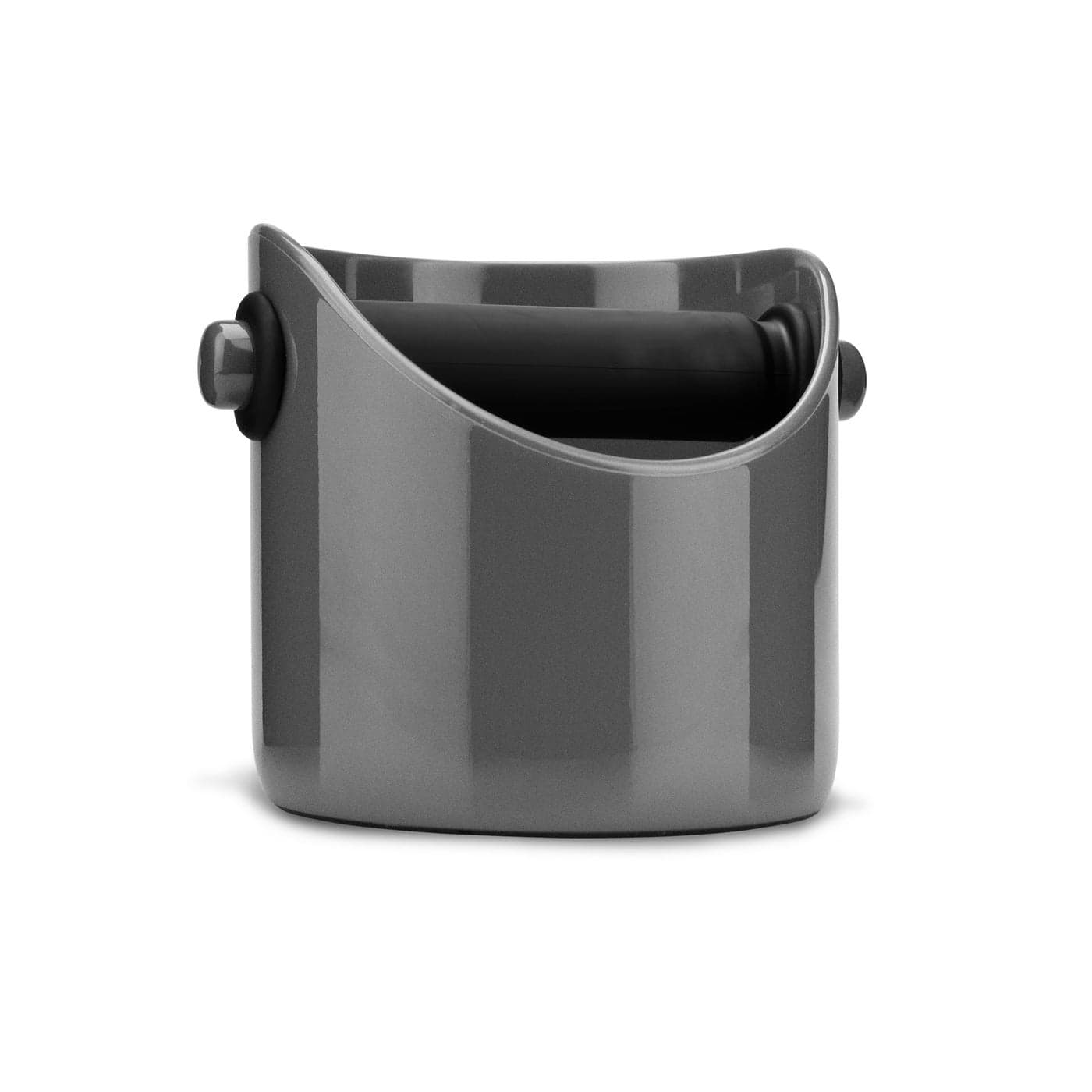 Dreamfarm Grindenstin Sturdy Compact Modern SpaceSaving Espresso Coffee Grind Knock Box Silver
