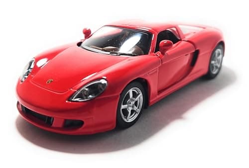 KiNSMART Porsche Carrera GT Red 5 136 Scale Die Cast Metal Model Toy Super Sports Car