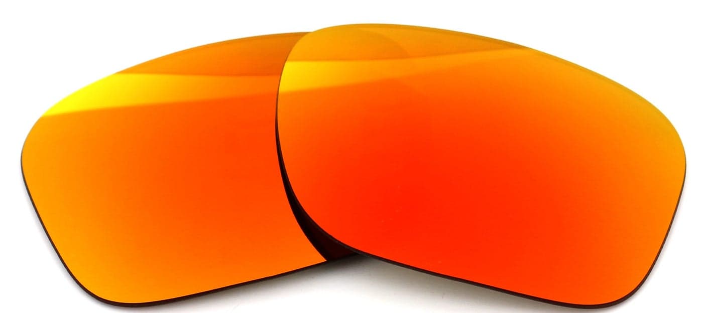 Polarized Ikon Iridium Replacement Lenses for Oakley Holbrook Sunglasses - Fire Orange Mirror