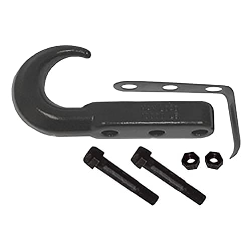 Rugged Ridge | Tow Hook, Front, Black | 11236.02 | Fits 1942-2002 Jeep CJ & Wrangler YJ/TJ