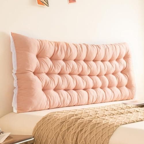 aeTHEric Rectangular Headboard Pillow/Bed Backrest Pillow/Long Support Pillow for Reading,Bed Bolster Lumbar Cushion (180cm x 13cm x 51cm)
