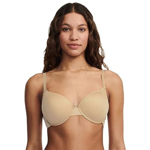 Chantelle Women's Basic Invisible Smooth T-Shirt Bra , Beige , 32G (32DDDD)