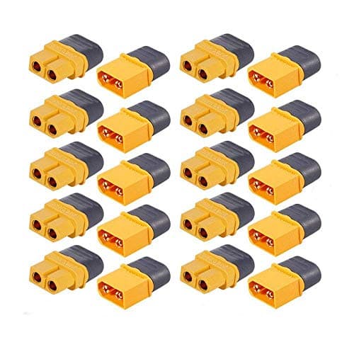 MCIGICM 10 Pair XT60H XT60 Upgrade Male Female Bullet Connectors Plugs