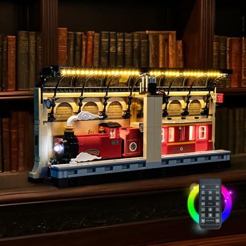 BRICKSHINING LED Lighting Compatible with Lego 76450 Book Nook Hogwarts Express JUST Lights Light Kit Compatible with Lego 76450 NOT Included The Model Set
