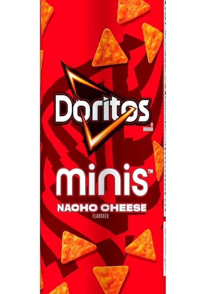 Doritos Minis Canister - Nacho Cheese Flavor Tortilla Chips