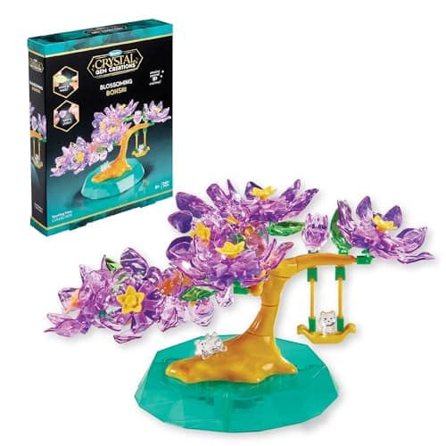 Crystal Gem Creations Blossoming Bonsai Kit by RoseArt 240 Pieces Great for Adults Tweens and Children Ages 8