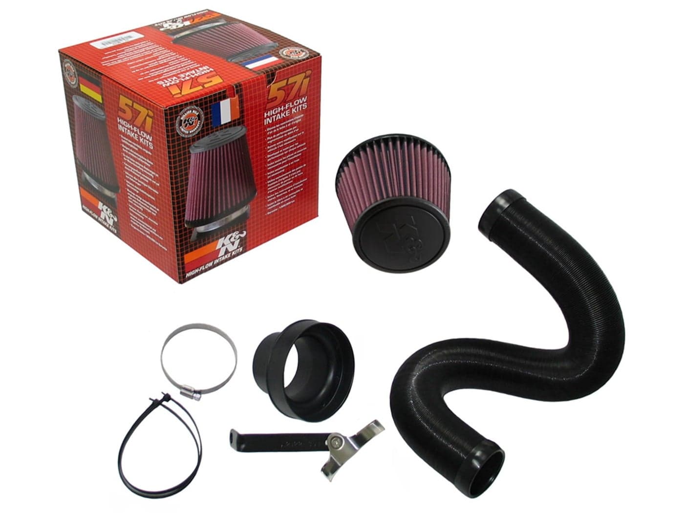 K&N Cold Air Intake System: High-Flow Air-Filter, Increase Performance & Horsepower: Compatible with 2007-2013 FIAT/ALFA ROMEO Punto; Mito; Punto Evo; Grande Punto; 57-0679