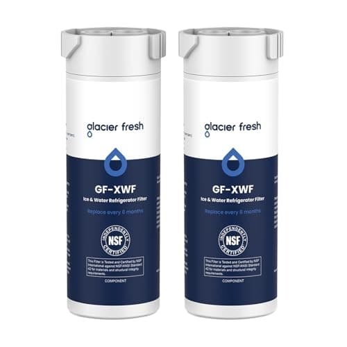 GLACIER FRESH XWF Replacement For GE XWF Refrigerator Water Filter Pack of 1 (Not for XWFE)