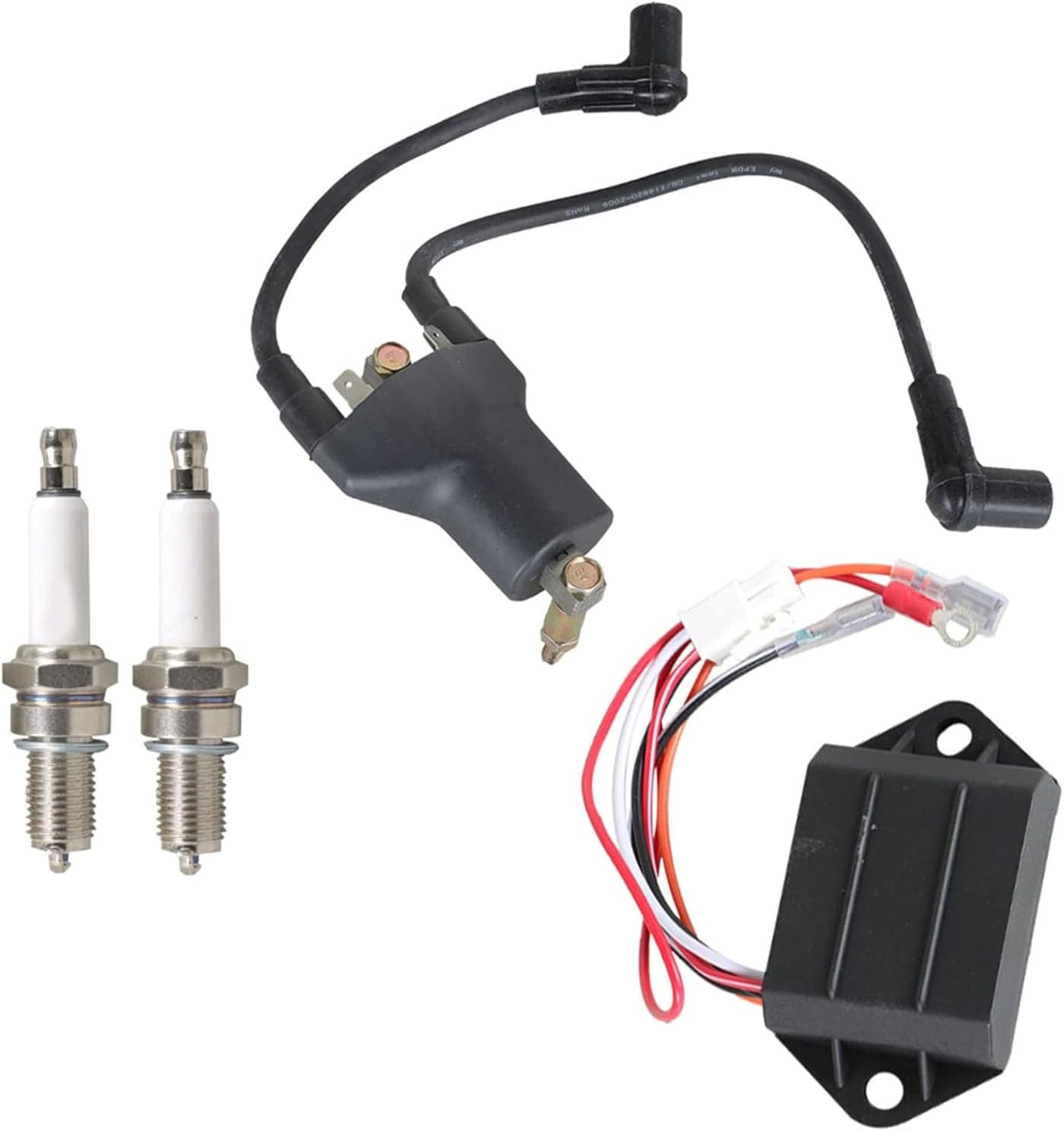 WFLNHB Golf Cart Ignition Coil CDI Ignitor Replacement for EZGO Gas 4 Cycle 1991-2002