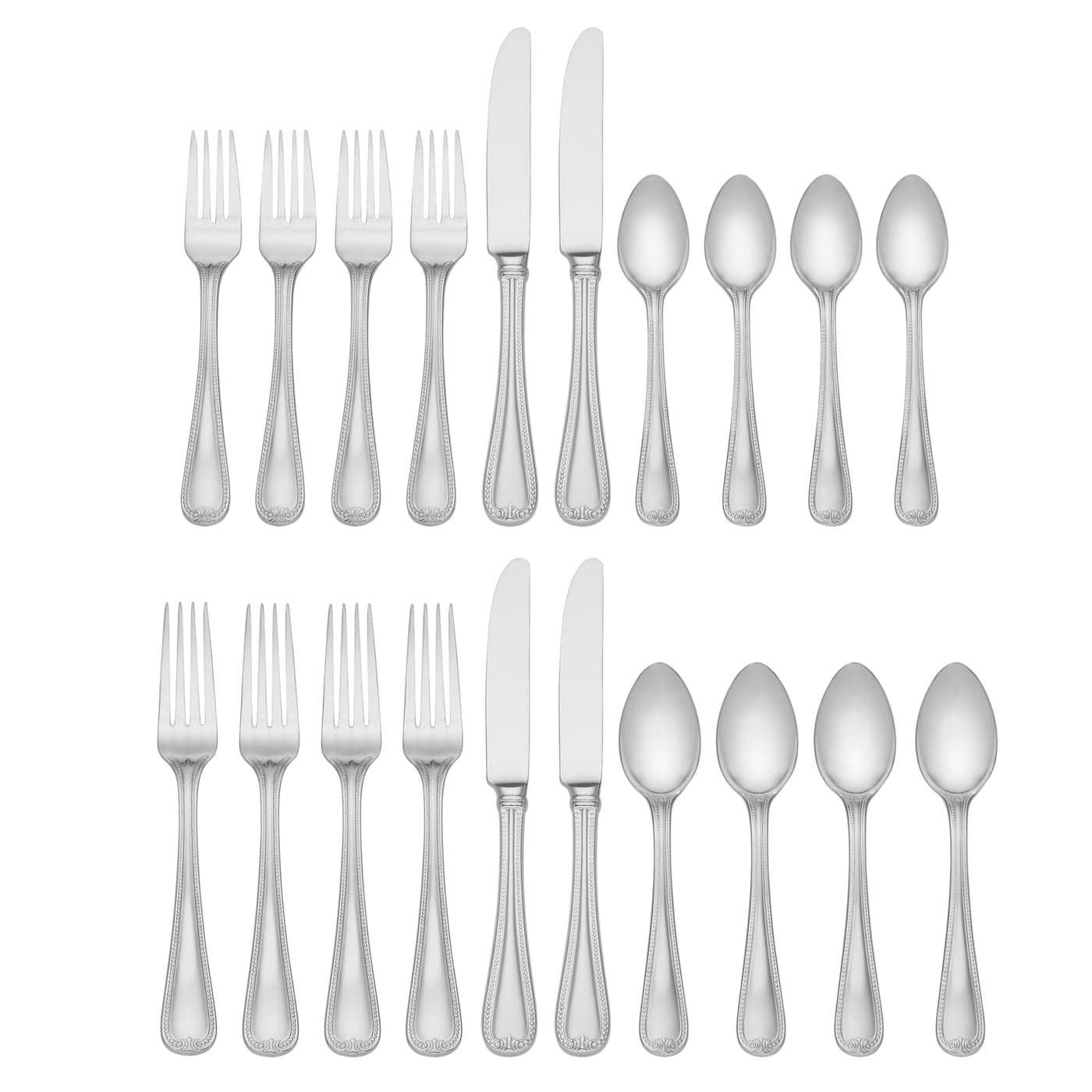 Lenox 863543 Vintage Jewel 20Piece Flatware Set