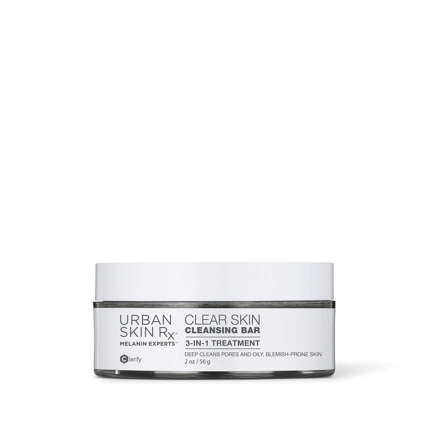 Urban Skin Rx Clear Skin Cleansing Bar 3in1 Daily Cleanser Exfoliator and Mask Removes Excess Oil and Improves Blemishes Formulated with Salicylic Acid Eucalyptus and Sulfur 20 Oz