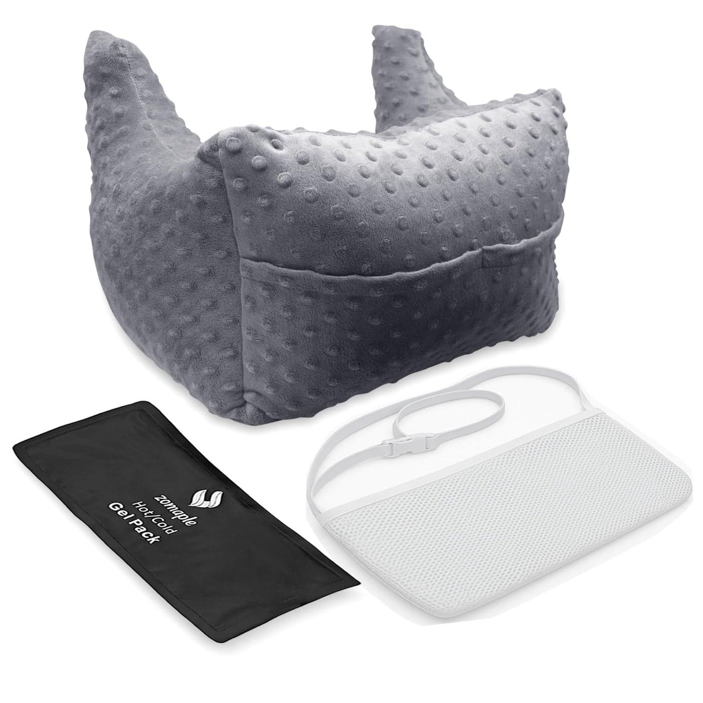 Zomaple Mastectomy Recovery Pillow Shower Lanyard PostOp Essentials Breast AugmentationReduction Mastectomy Recovery Supplies Washable Cover for Comfort Support
