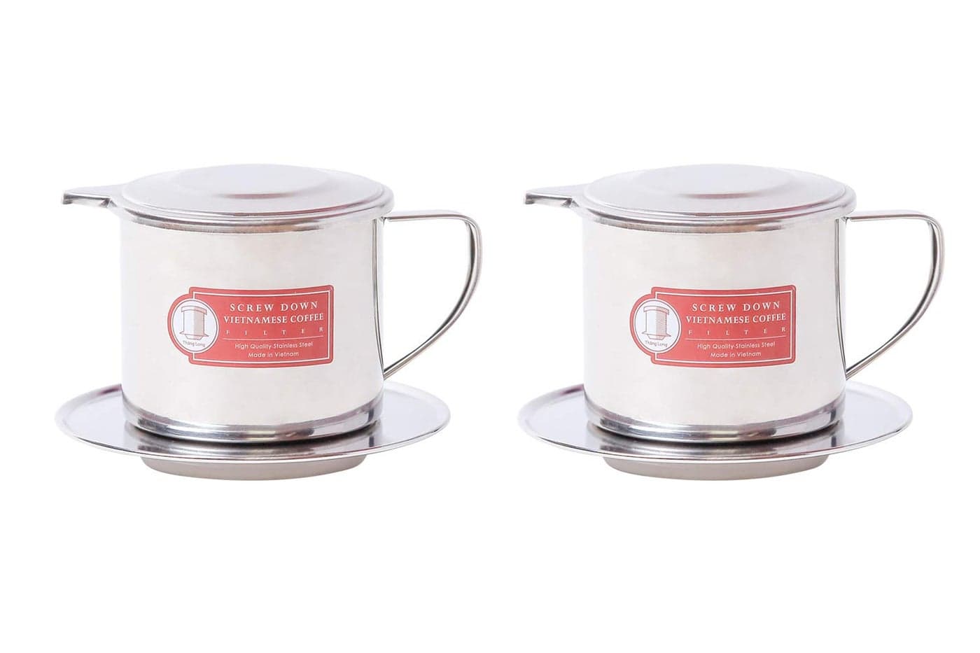 Thang Long Vietnamese Coffee Filter Maker Press Screw Down Phin Made in Vietnam Authentic 2 Medium 8 oz