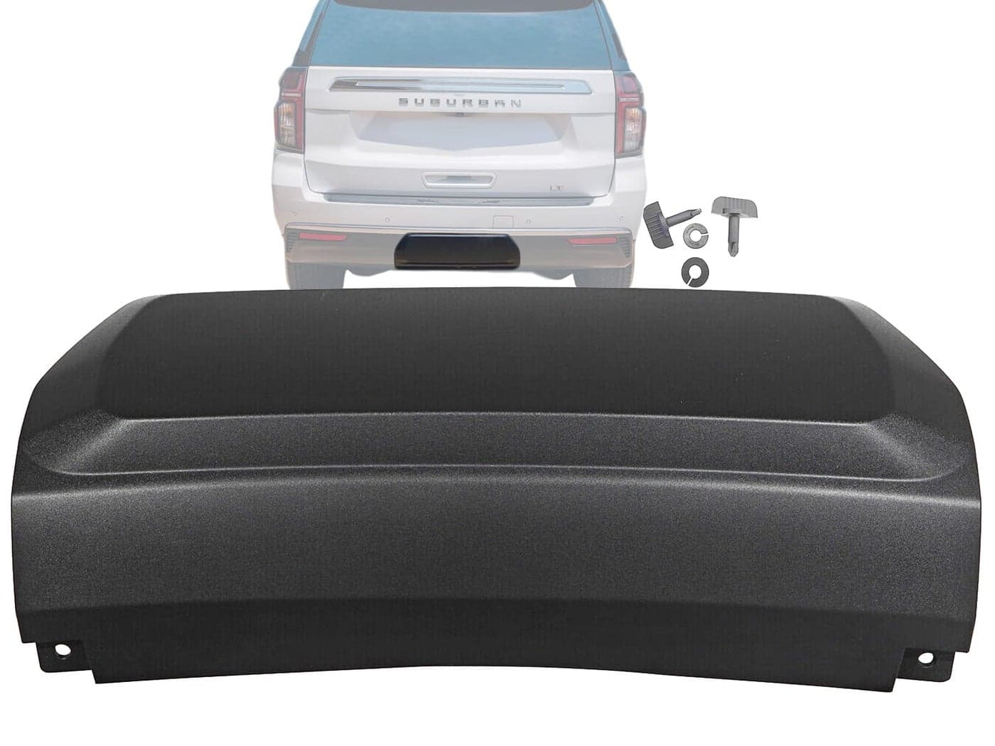 APA Replacement for Rear Trailer Hitch Cover 2021 2022 2023 Tahoe Suburban Yukon Yukon Denali Yukon XL Yukon XL Denali with Mounting Clips Included 85139540 84340919 GM1129130