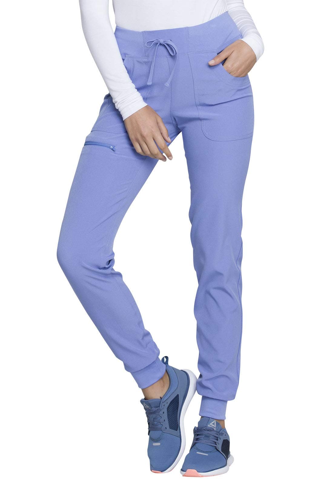 HeartSoul Womens Medical Scrub Jogger Pants Contemporary fit Drawstring Waistband Jogger with 5 Pockets HS030 S Ciel S