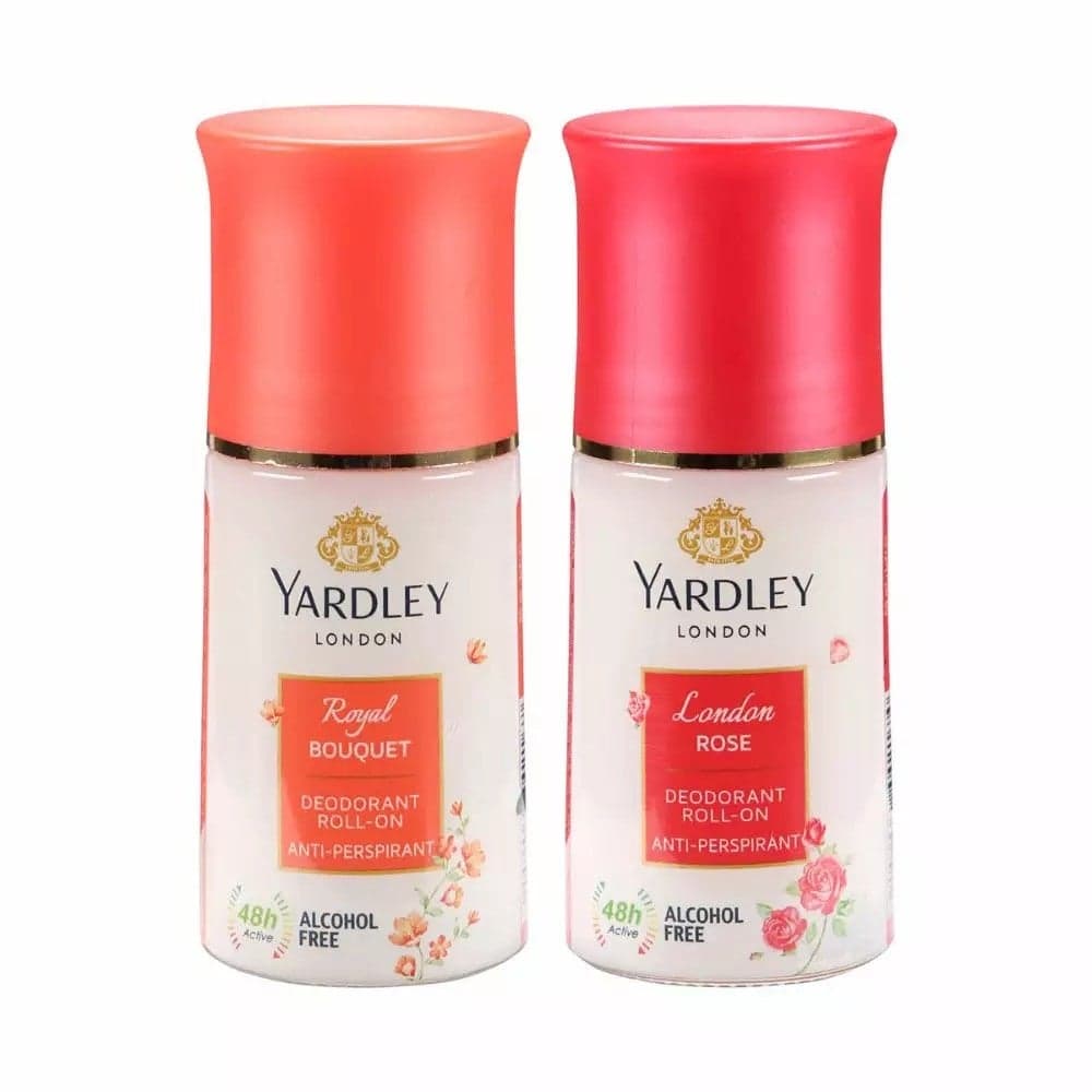 Yardley London Anti Perspirant Roll On- 2X50ml