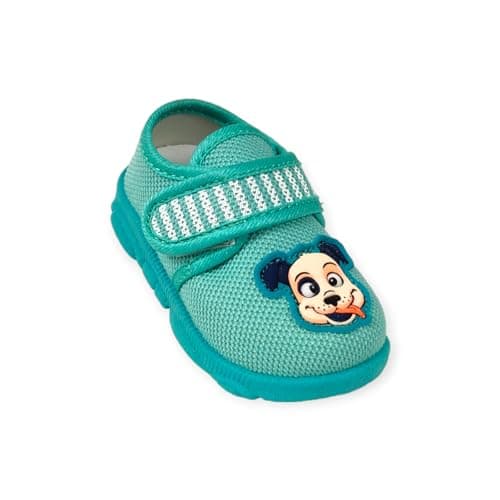 Coolz Kids Chu-Chu Sound Musical First Walking Shoes Star-01A for Baby Boys and Baby Girls for 9-24 Months (Sea Green, 21_Months)