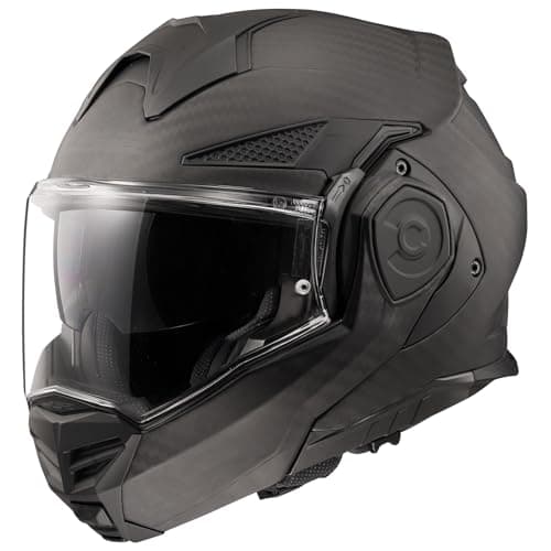 LS2 Helmets Advant X Carbon Modular Helmet Matte Black Small