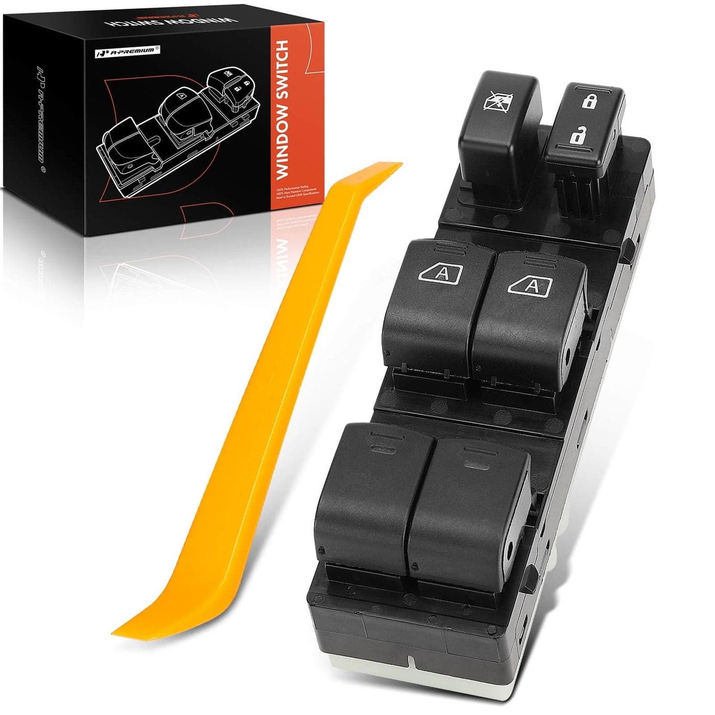 APremium Master Power Window Switch Compatible with Nissan Maxima 20092014 Front Left Driver Side Replace 254019N00E 254019N00C