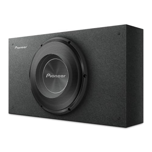 Pioneer ASeries TSA2500LB 10 Subwoofer 1200W Max PreLoaded ShallowMount Design Deep Bass in Tight Spaces Easy Installation Enclosure Included