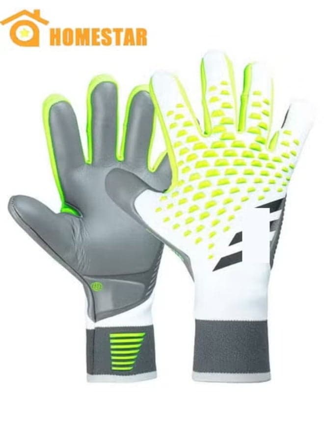 Size 9 Goalkeeper Gloves, Football Training, Goalie Gloves Offers Excellent Protection With Abrasion-resistant, Non Slip and Wrist Protection