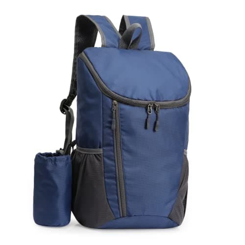 DOVO Hiking Backpack Waterproof and Wearresistant Lightweight Backpack PackableOutdoor Travel Camping Daypack FoldableBLUE