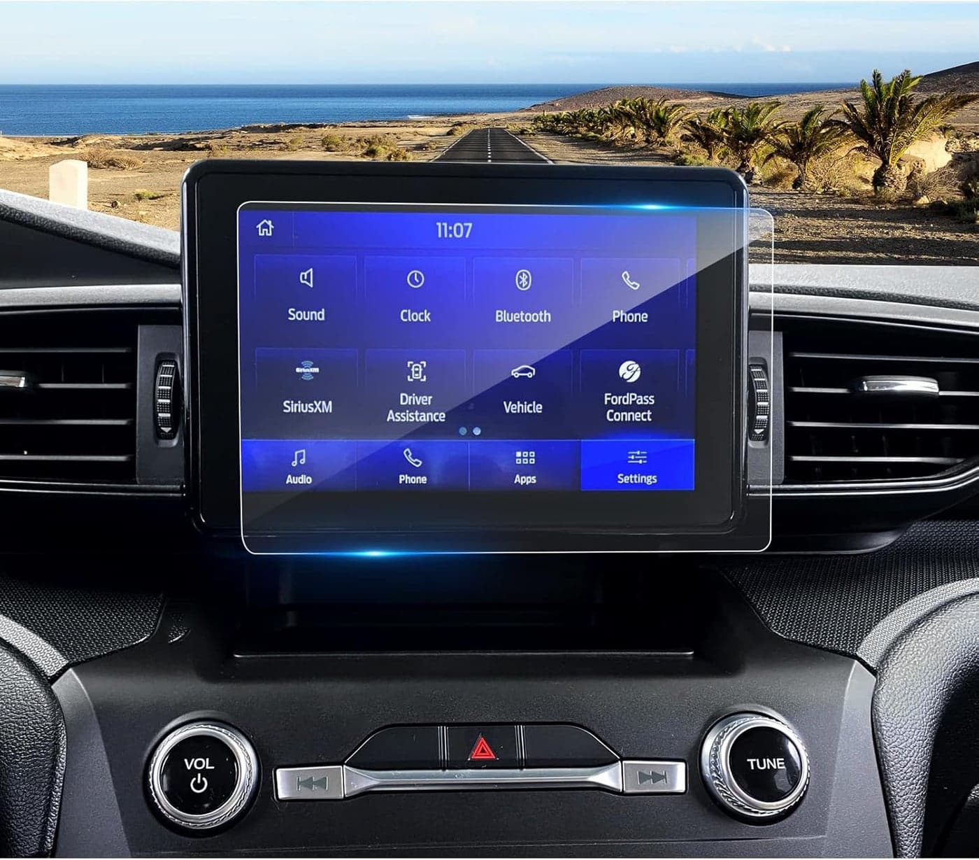 Coleya 2020-2024 Explorer 8-Inch Touchscreen Screen Protector - 9H Tempered Glass