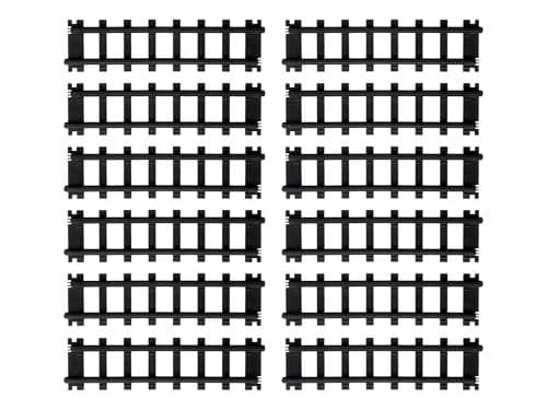 Lionel Battery O Gauge 12Piece Straight Black Plastic Track Pack